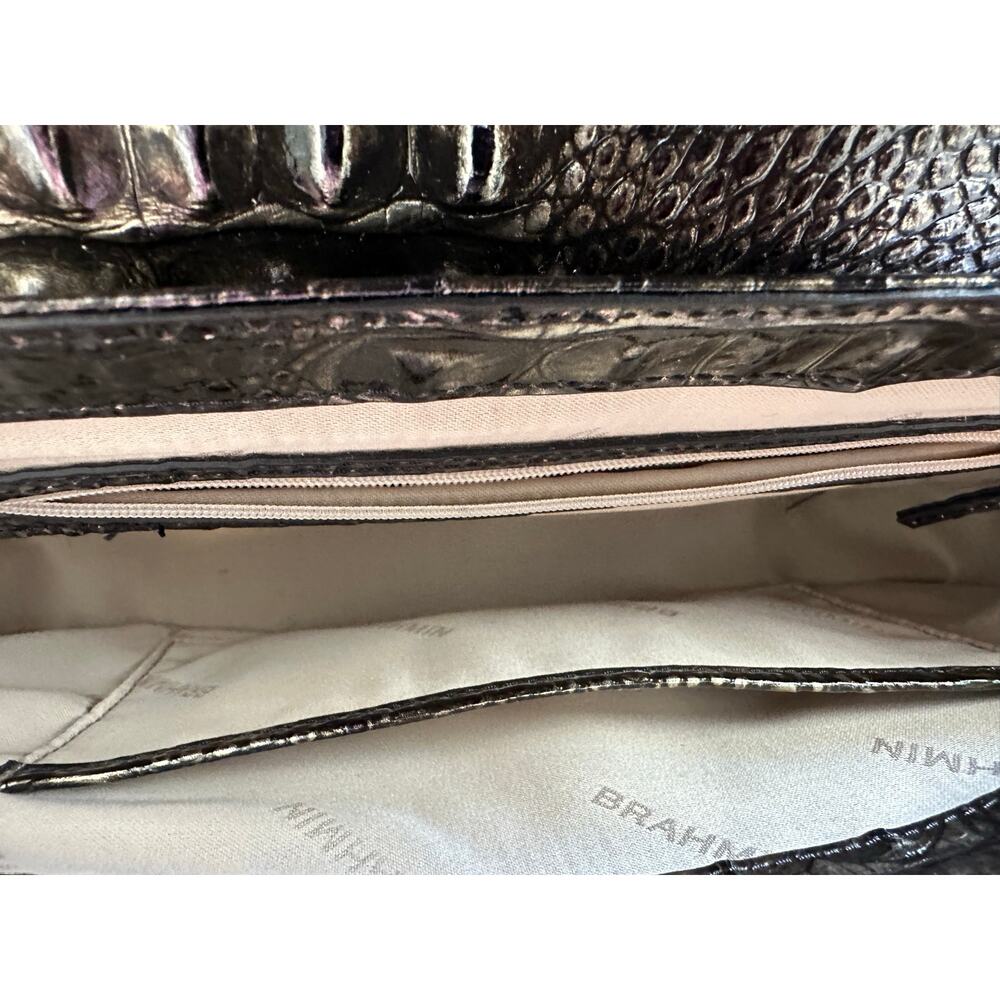 Brahmin Nerida Onyx Melbourne Genuine Leather Shoulder Bag - Picture 9 of 11